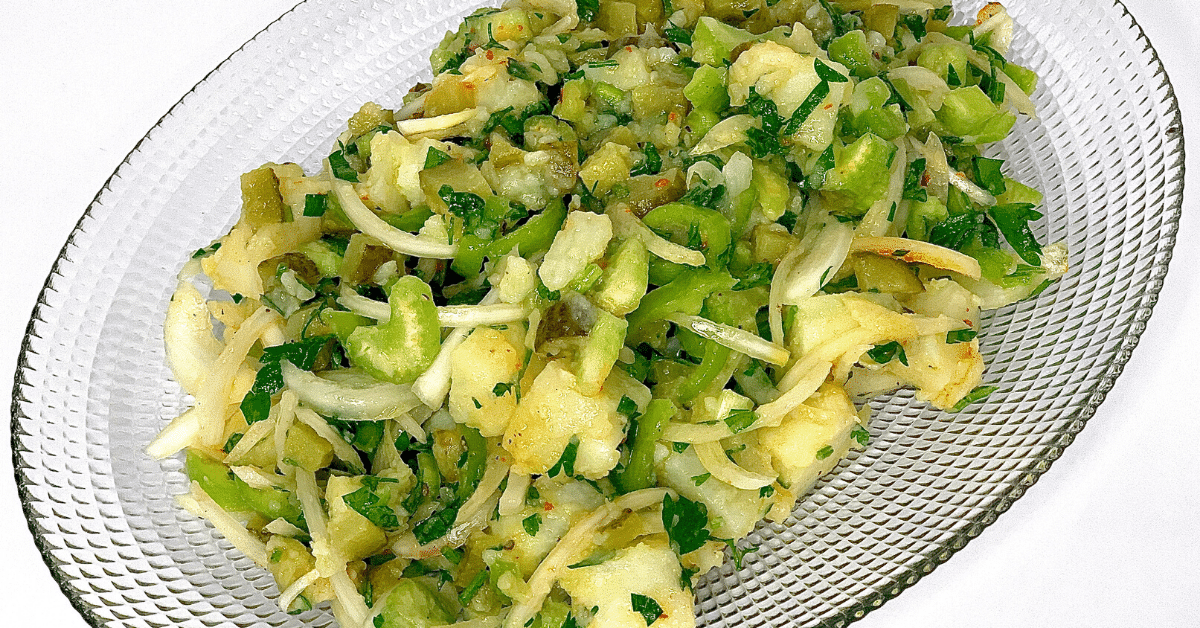 kerevizli patates salatası